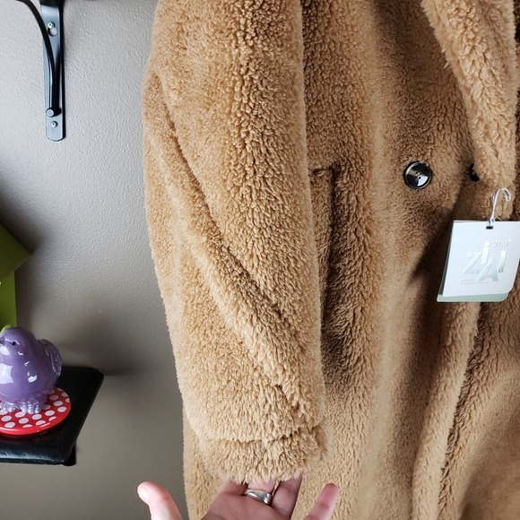 ZIAI Teddy faux fur coat EU 42 - Picture 13 of 16
